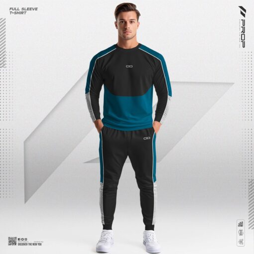 Metro Edition Full Sleeve Tracksuit - Wave