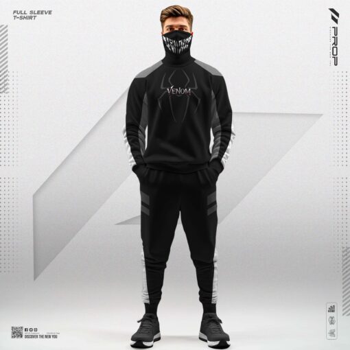 Metro Edition High Neck Tracksuit - Venom