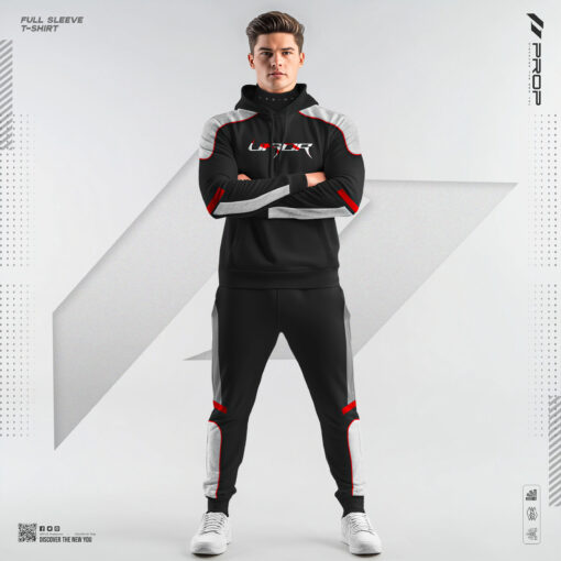 Metro Edition High Neck Hoodie Tracksuit - Vigor