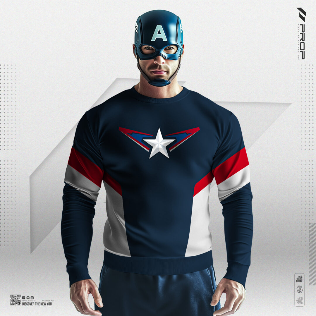 Mens Premium Sweatshirt - Captain America