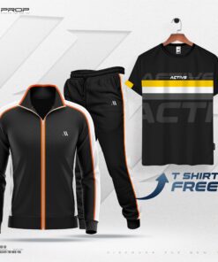 Velocity Jacket Tracksuit + Active T-shirt (Free)