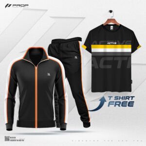 Velocity Jacket Tracksuit + Active T-shirt (Free)
