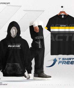 Positive Baggy Tracksuit + Active T-Shirt (Free)