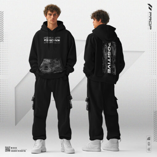 Metro Edition Hoodie Tracksuit - Positive