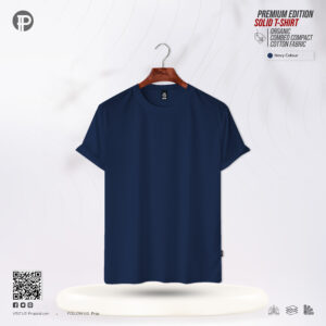 Mens Premium Solid T-Shirt - Navy Blue